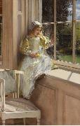 Alma-Tadema, Sir Lawrence Laura Alma-Tadema (mk23) oil painting artist